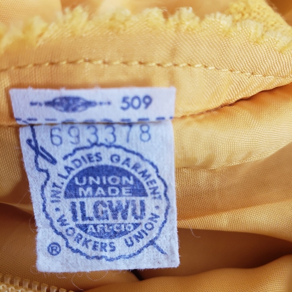 VTG 60s Yellow Mod Dress - Picture 10 of 10